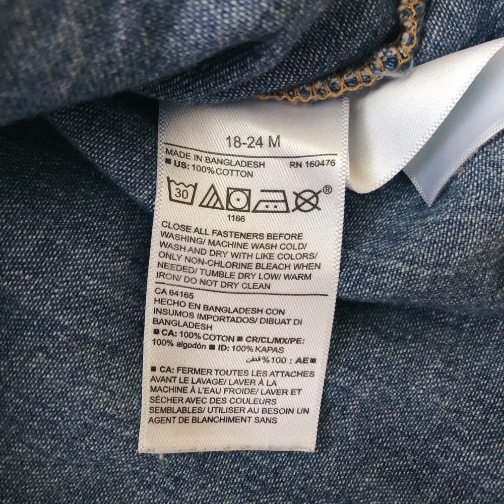 Denim Shirt with Pearl Snaps - Picture 5 of 5
